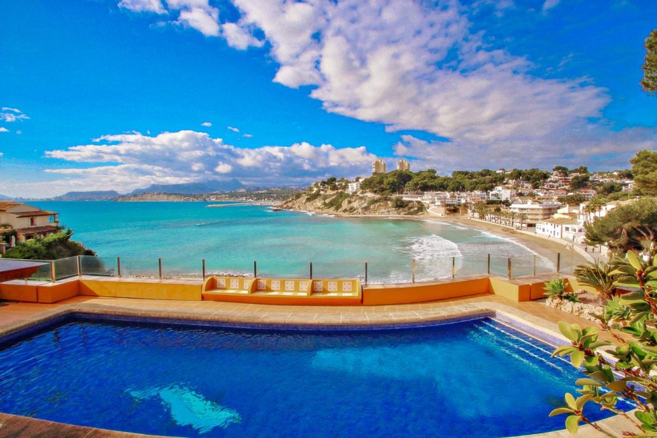 El Portet - Beachfront Holiday Home With Private Pool In 모라이라 외부 사진