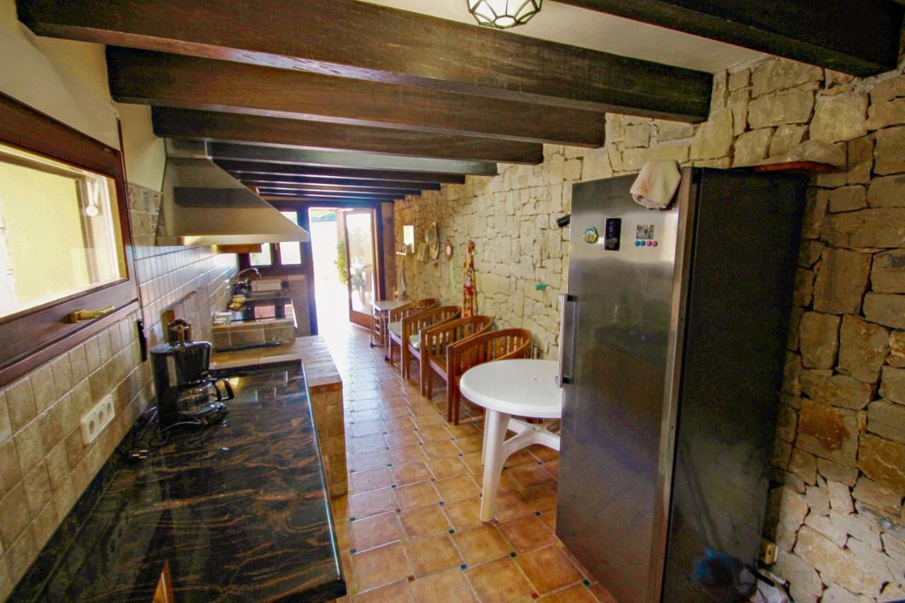 El Portet - Beachfront Holiday Home With Private Pool In 모라이라 외부 사진