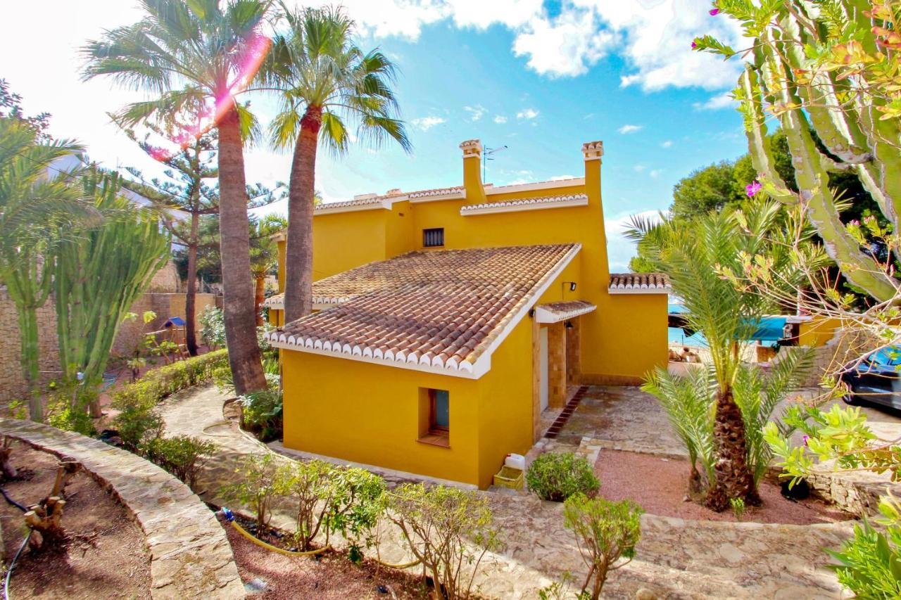 El Portet - Beachfront Holiday Home With Private Pool In 모라이라 외부 사진